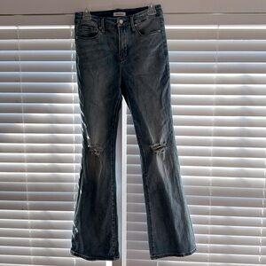 Good American Flare Leg Jeans
